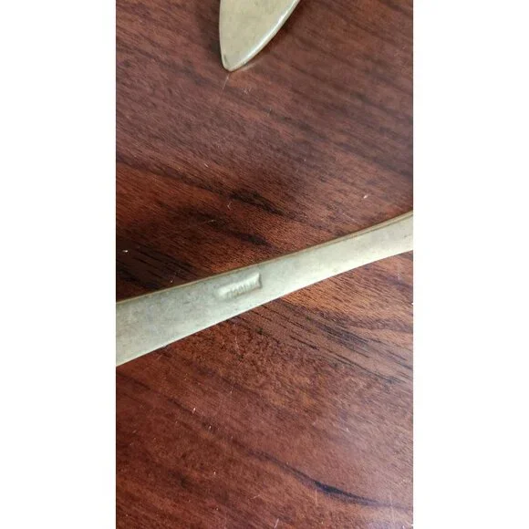 Vintage 9 Piece Dirigold Goldware Flatware Dirilyte Bronze Alloy Set - Picture 10 of 10